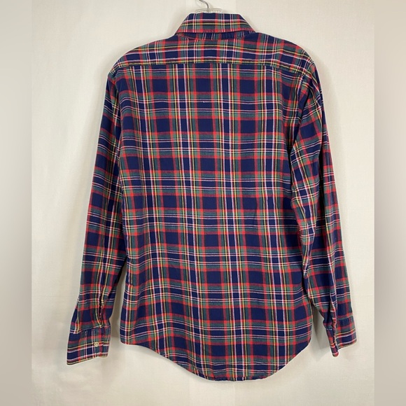 MASTER WEAVERS Vintage Shirt Flannel Button Up Long Sleeve Size Medium - Picture 6 of 10